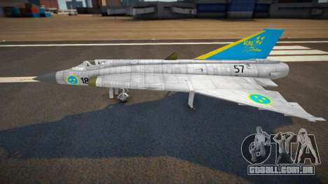 J35D Draken (Acro Deltas) para GTA San Andreas