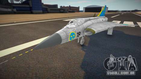 J35D Draken (Acro Deltas) para GTA San Andreas