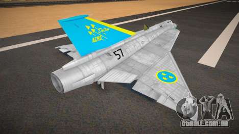 J35D Draken (Acro Deltas) para GTA San Andreas