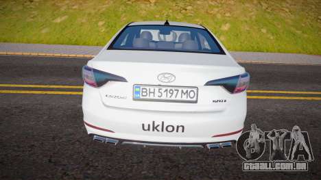 Hyundai Sonata 2015 Uklon Taxi para GTA San Andreas