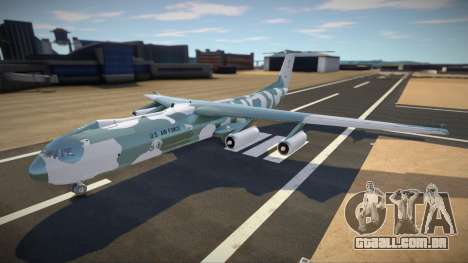 Lockheed C-141 Starlifter USAF (Camo) para GTA San Andreas