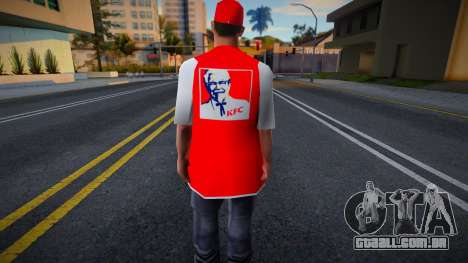 Funcionário do KFC para GTA San Andreas