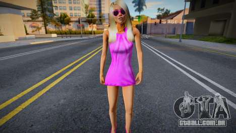 Garota de vestido 3 para GTA San Andreas