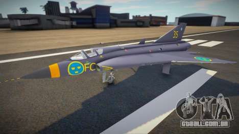 J35D Draken (S35E_FC35) para GTA San Andreas