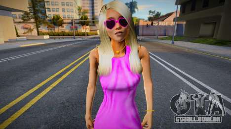 Garota de vestido 3 para GTA San Andreas