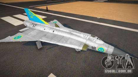 J35D Draken (Acro Deltas) para GTA San Andreas