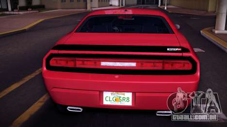 Dodge Challenger SRT-8 para GTA Vice City