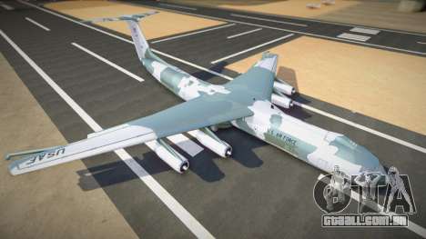 Lockheed C-141 Starlifter USAF (Camo) para GTA San Andreas