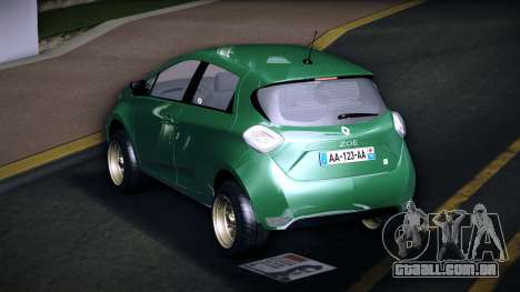 Renault Zoe 2013 para GTA Vice City