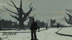 Realistic Winter Trees para GTA 4