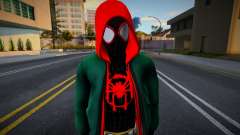 Miles Morales Into The Spider-Verse Jacket Suit para GTA San Andreas