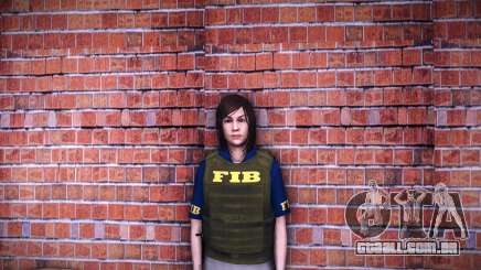 FIB Woman HD para GTA Vice City