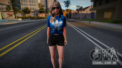 DOAXVV Amy - Fashion Casual V3 Adidas Denim Shor para GTA San Andreas