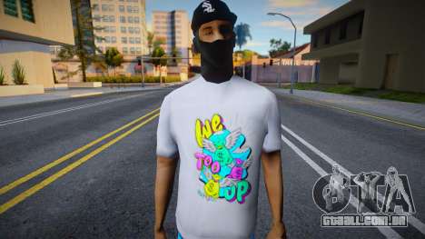 Fashionista de camiseta v1 para GTA San Andreas