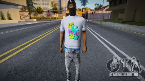 Fashionista de camiseta v1 para GTA San Andreas