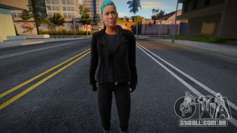 Garota com cabelo tingido para GTA San Andreas