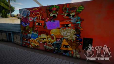 Brickhead Zombies Mural para GTA San Andreas