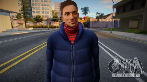 Cidadão de jaqueta para GTA San Andreas