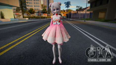 Hanbok Dress Rin para GTA San Andreas