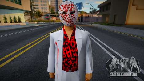 Transeunte com uma máscara v2 para GTA San Andreas