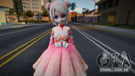 Hanbok Dress Rin para GTA San Andreas