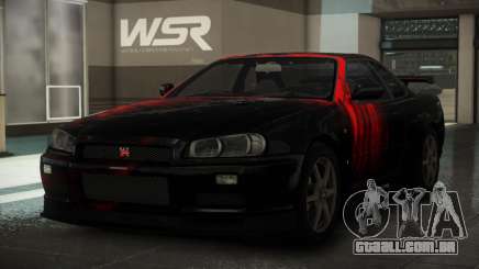 Nissan Skyline R34 GT V-Spec S8 para GTA 4