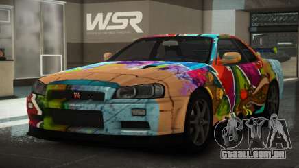 Nissan Skyline R34 GT V-Spec S10 para GTA 4