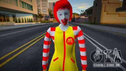 Japanese Ronald McDonald Fix para GTA San Andreas