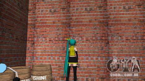 Hatsune Miku Singer Clothe para GTA Vice City