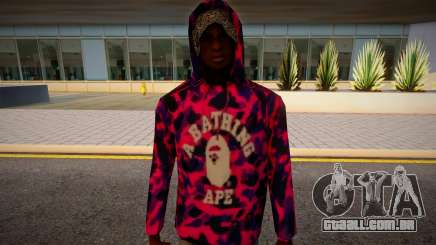 Bape Hoodie Nigga para GTA San Andreas