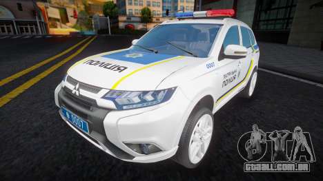 Mitsubishi Outlander Patrol Police of Ukraine para GTA San Andreas