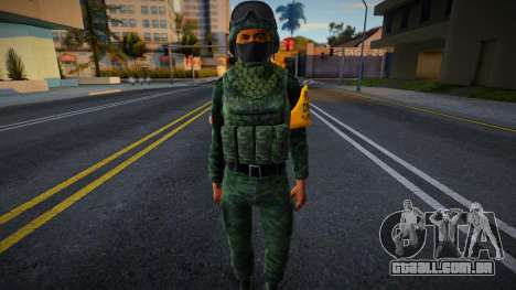 Pele de Soldado do Exército Mexicano v2 para GTA San Andreas
