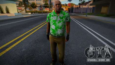 Treinador de Left 4 Dead em uma camisa havaiana  para GTA San Andreas