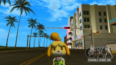 Isabelle from Animal Crossing para GTA Vice City
