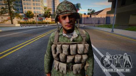 Soldado Americano de CoD WaW v3 para GTA San Andreas