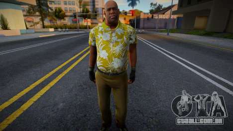 Treinador de Left 4 Morto com uma camisa havaian para GTA San Andreas