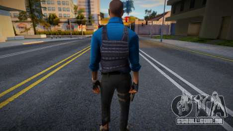 Louis de Left 4 Dead (Body Armor) para GTA San Andreas