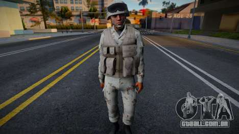 Soldado Mexicano (Camuflagem do Deserto) v4 para GTA San Andreas