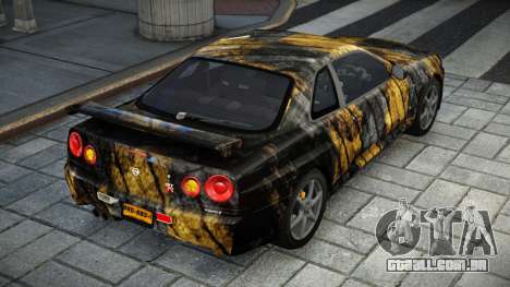 Nissan Skyline R34 GT-R V-Spec II Nur S10 para GTA 4