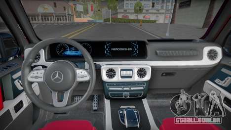 Mercedes-Benz G63 em versão elétrica para GTA San Andreas