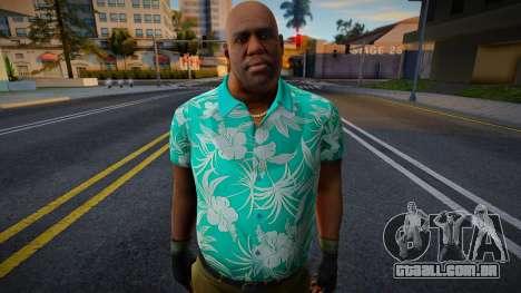 Treinador de Left 4 Morto com uma camisa havaian para GTA San Andreas