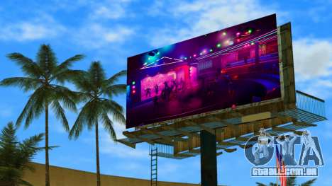Publicidade do Malibu Club (tela da Trilogia GTA para GTA Vice City