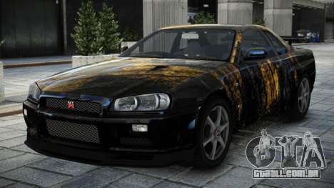 Nissan Skyline R34 GT-R V-Spec II Nur S10 para GTA 4