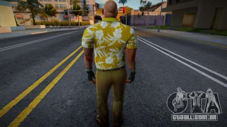 Treinador de Left 4 Morto com uma camisa havaian para GTA San Andreas