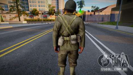 Soldado Americano de CoD WaW v1 para GTA San Andreas