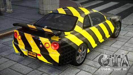 Nissan Skyline R34 GT-R V-Spec II Nur S8 para GTA 4