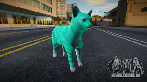 Gato turquesa para GTA San Andreas