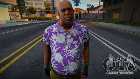 Treinador de Left 4 Morto com uma camisa havaian para GTA San Andreas