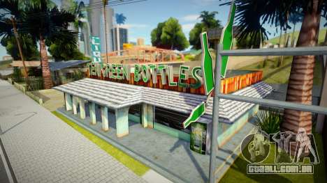 Hd Ten Green Bottles Bar Sign de Definitivo para GTA San Andreas