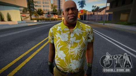 Treinador de Left 4 Morto com uma camisa havaian para GTA San Andreas